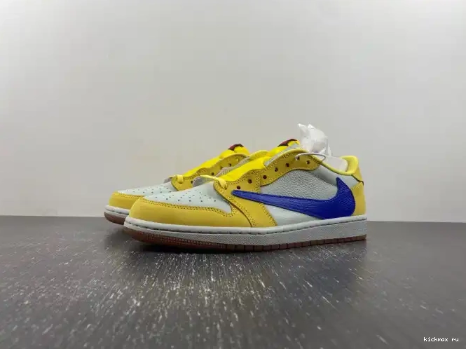 Kickmax Canary Travis Scott OG Air Jordan DZ4137-700 1 x Low 0504